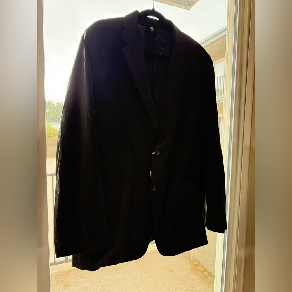 Muji Elegant Charcoal Grey Men's Blazer